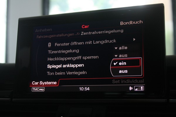VW Tiguan 5N Spiegel anklappen beim versperren mit Schlüssel freischalten