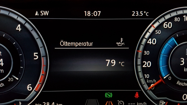 Passat B8 Oeltemperaturanzeige