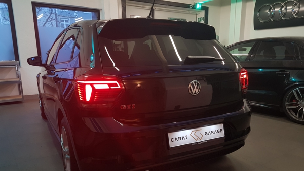 VW Polo VI AW Tagfahrlicht über Rückleuchten - Carat-Garage