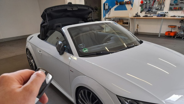 audi tt 8s Verdeck per schlssel schliessen