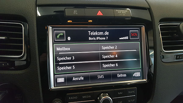 vw touareg bluetooth freischalten