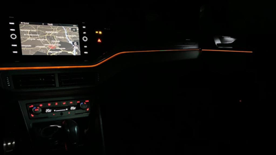 LETRONIX RGB LED Ambientebeleuchtung 4er Set VW Polo 6n Polo 9n Santana
